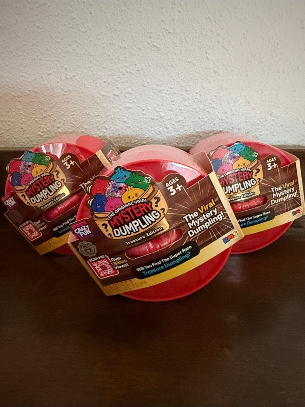 Set of 3 RMS Treasure Edition Dumplings